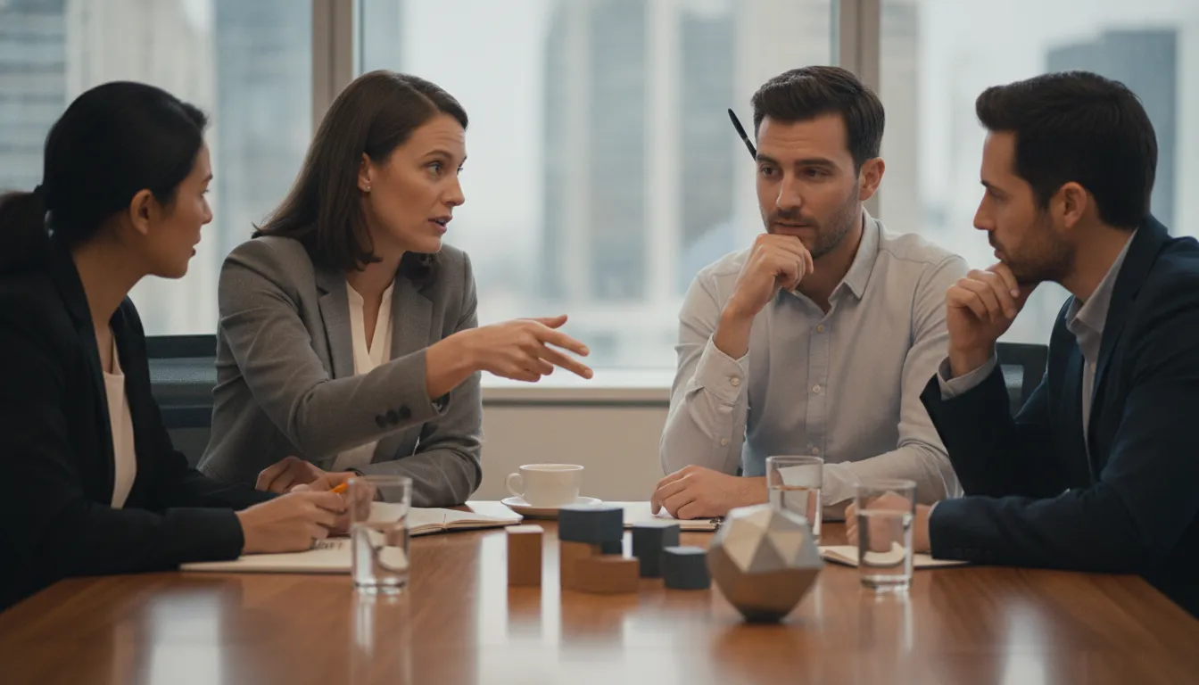 Sales managers coaching an active enterprise opportunity