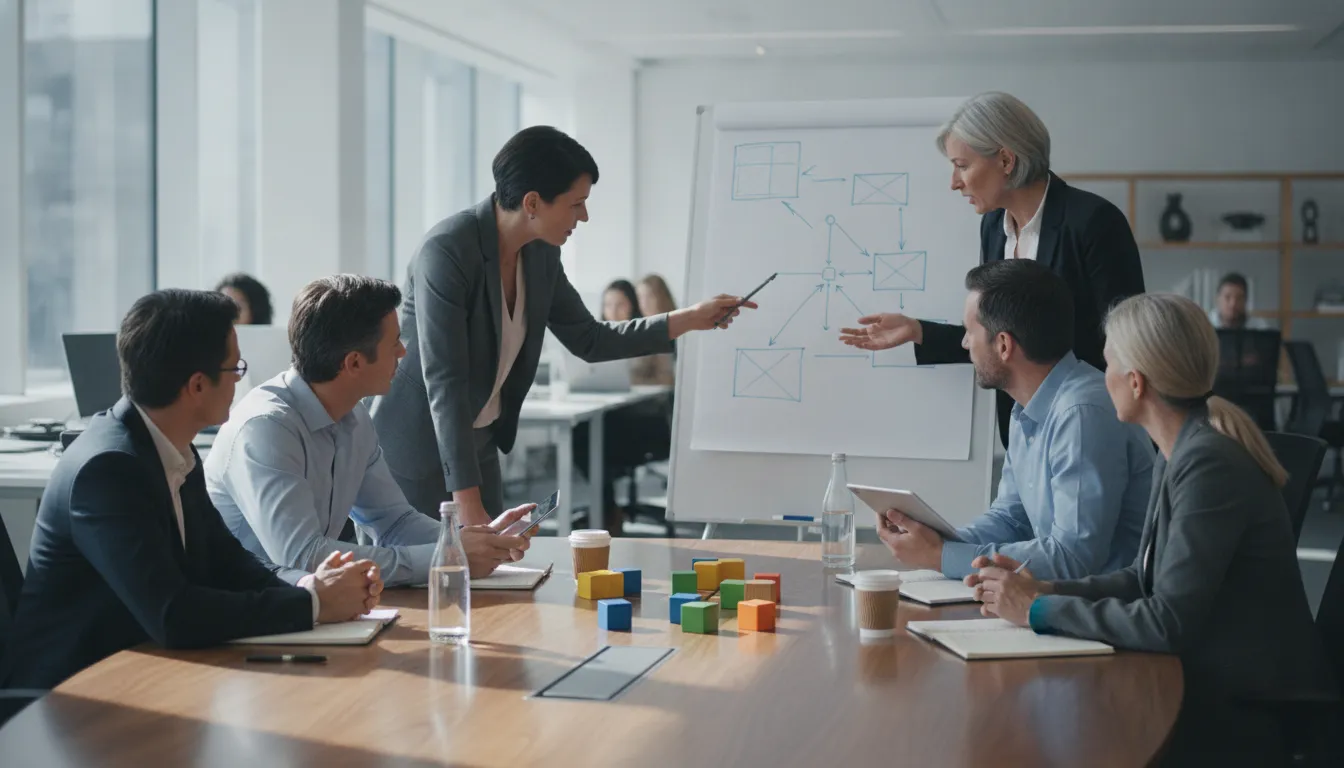 B2B technology sales leaders designing a sales enablement operating system