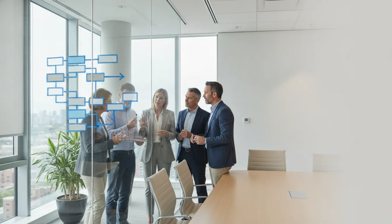 Revenue leaders aligning a go-to-market transformation roadmap