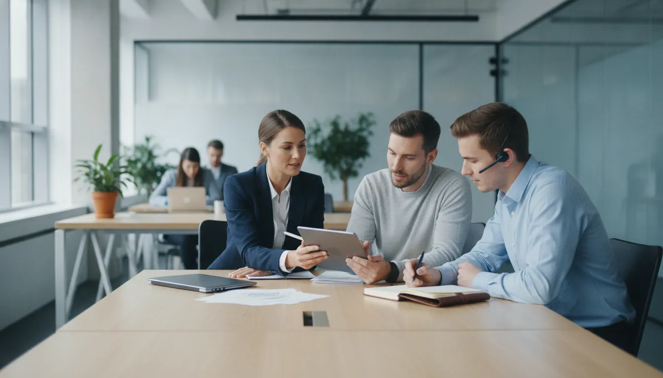 Manager coaching a seller during go-to-market transformation execution