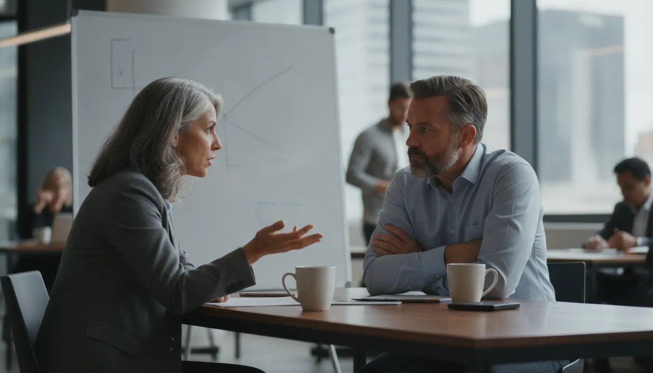 Sales leaders coaching a complex B2B technology deal
