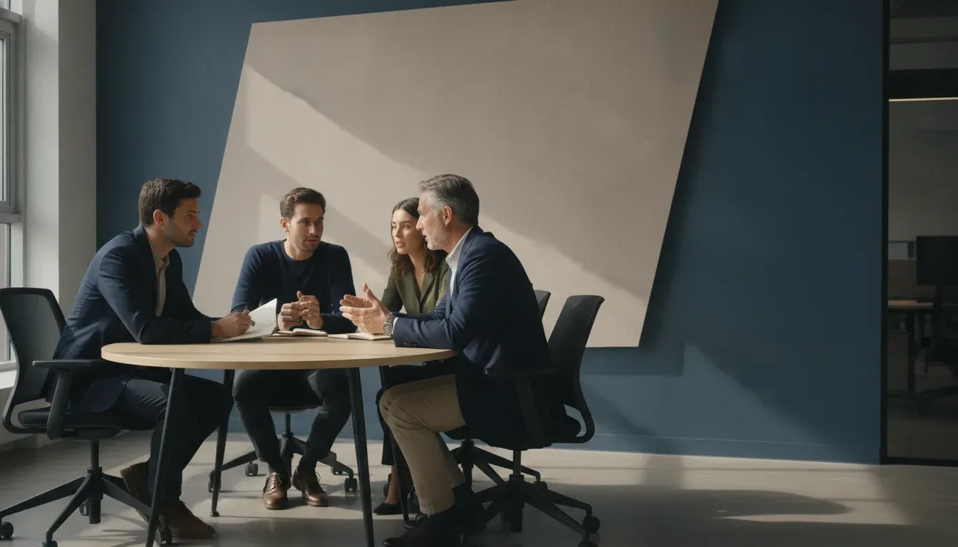 Startup revenue team receiving in-the-trenches sales coaching