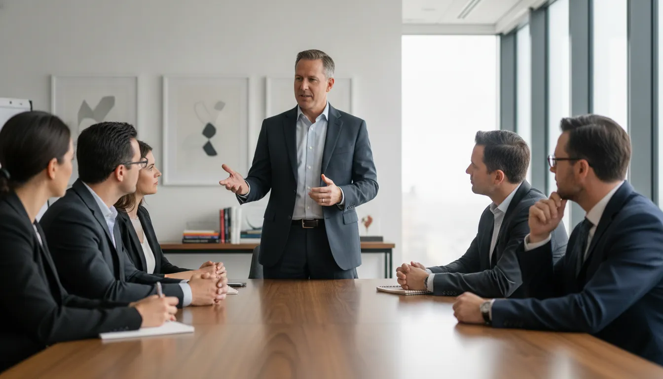 B2B technology revenue leaders evaluating a sales kickoff speaker