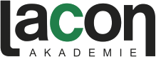 Logo der Lacon Akademie mit dem Schriftzug 'lacon Akademie'.