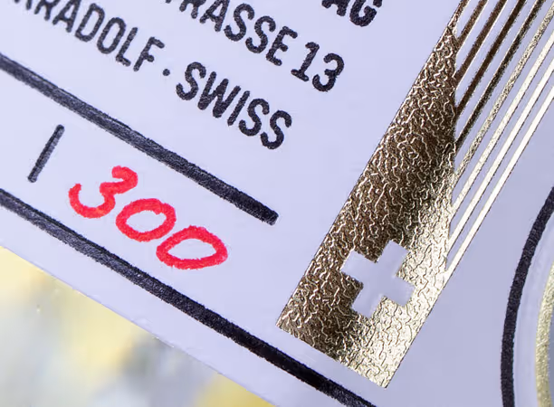 Textures embossing sample on premium packaging