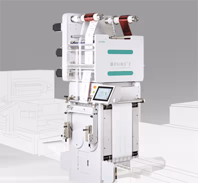 RHINO E 340 / E 410 flatbed hot foil stamping machine