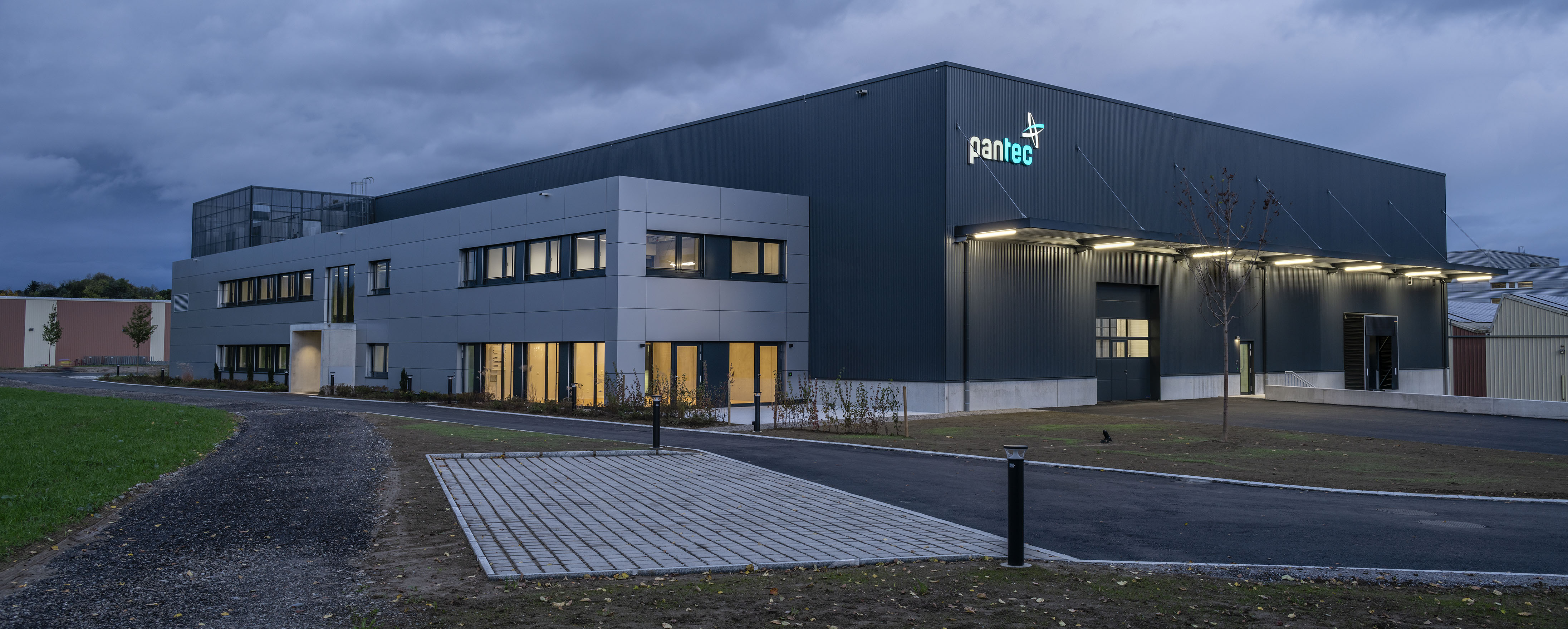 Pantec Schweiz AG headquarters building in Erlen Thurgau