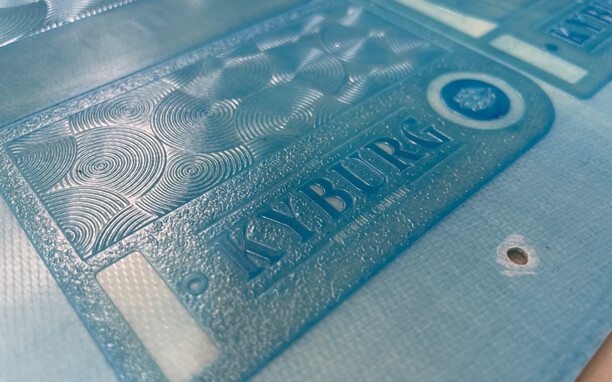 Flatbed counter plate (patrix) details