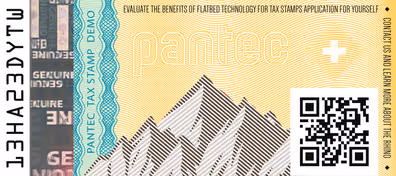 Pantec Tax Stamp — Basic version with holographic foil only