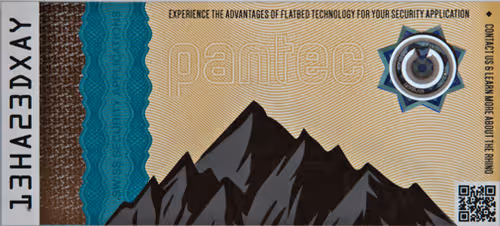 Sample #1 - Single image hot foil