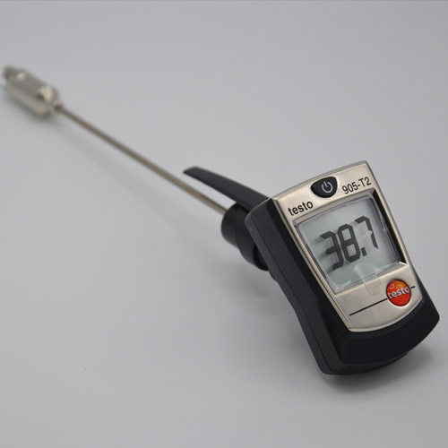 Pantec RHINO surface temperature gauge for setup verification
