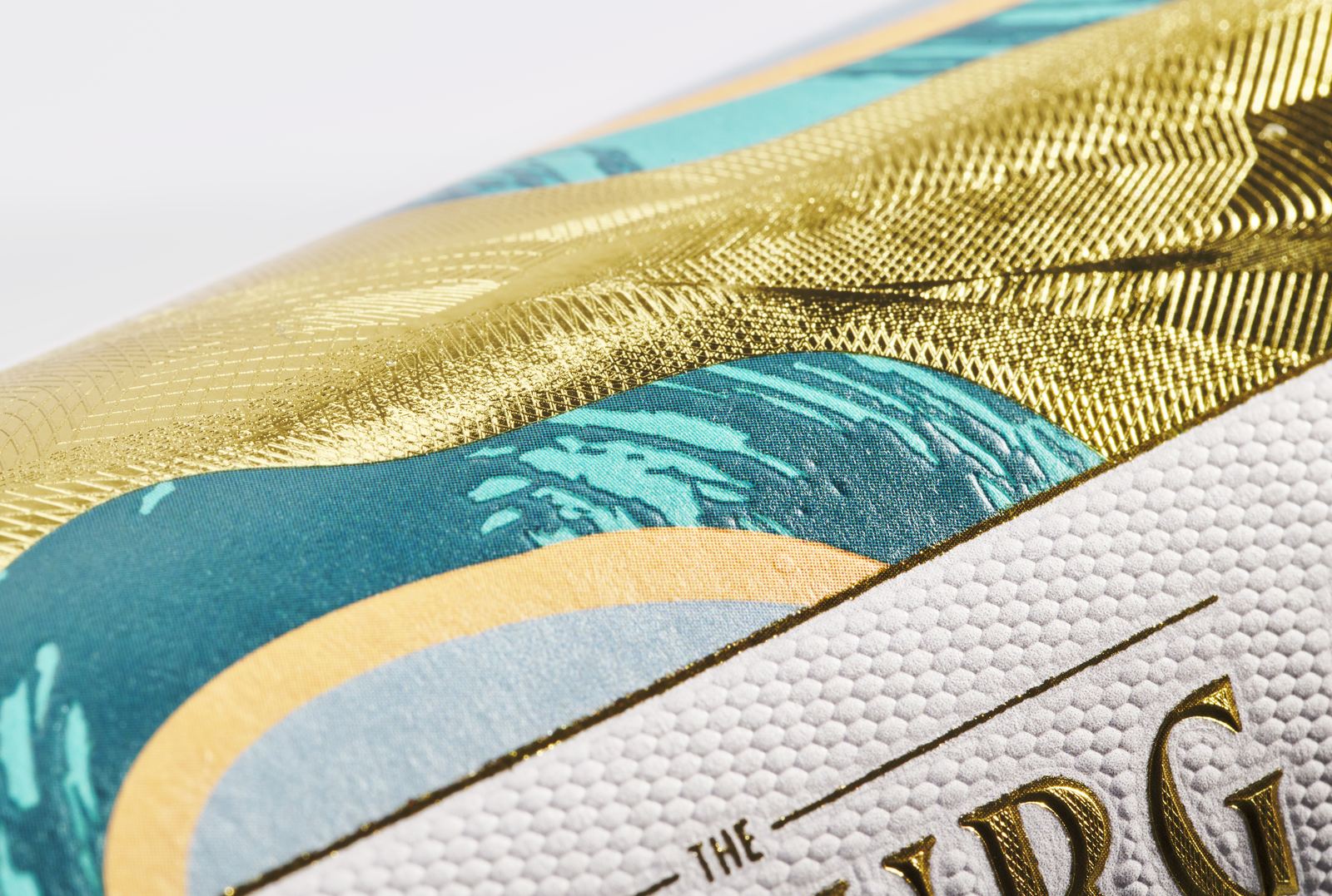 Micro Embossing stamping detail on beer label - 01