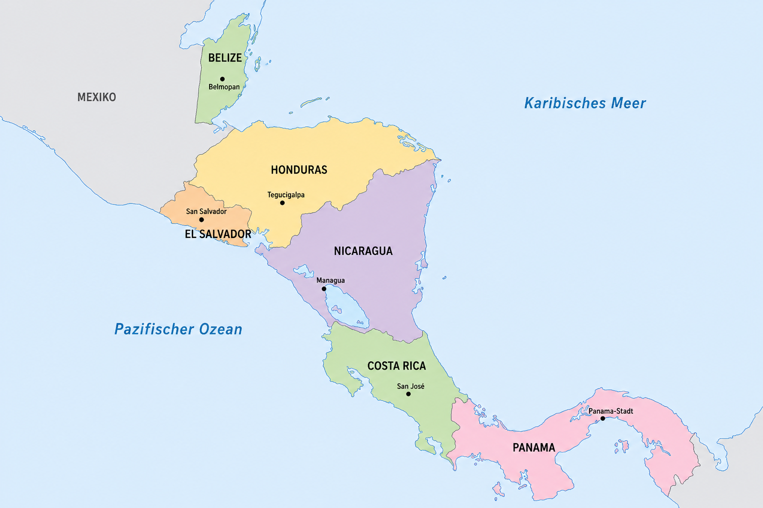 Central America region