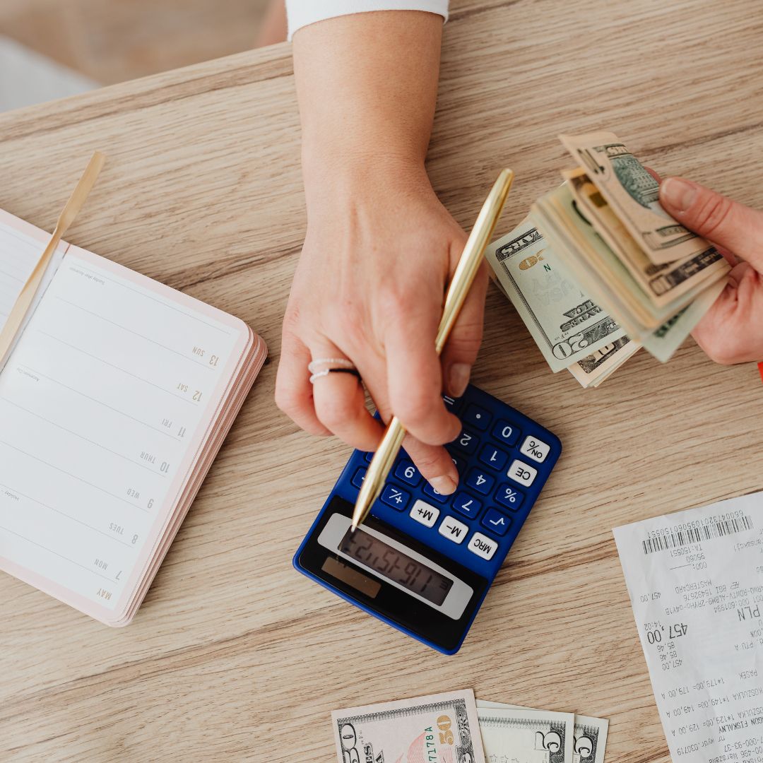 person budgeting