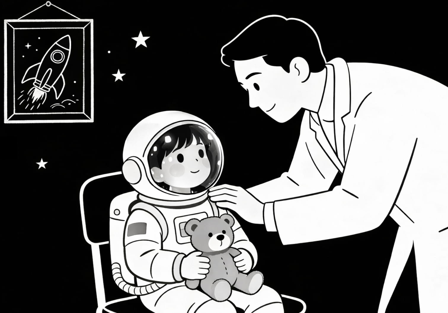 Before dental anesthesia procedure - patient preparation