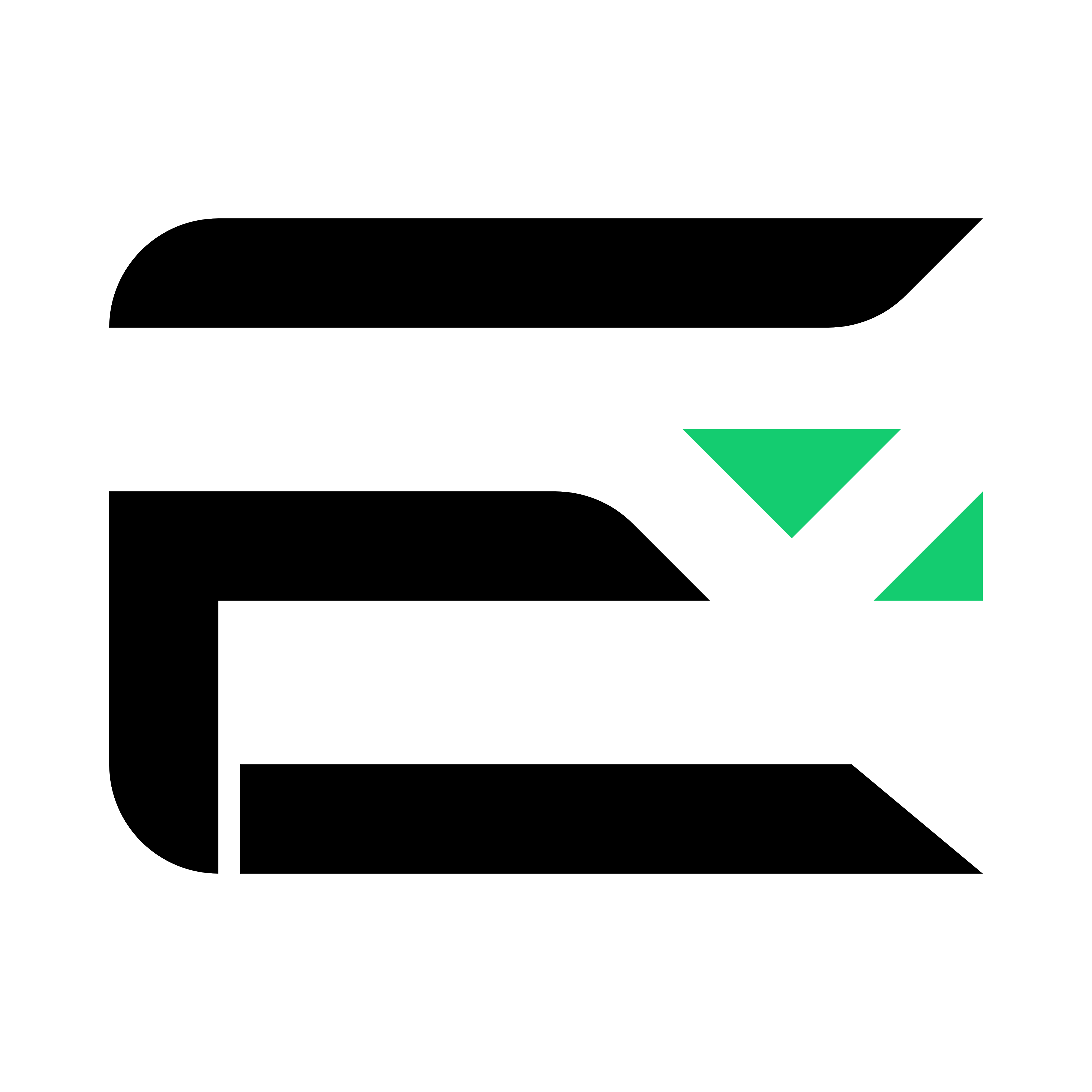 Black stylized letters 'E' and 'M' combined in a geometric square design on a white background.