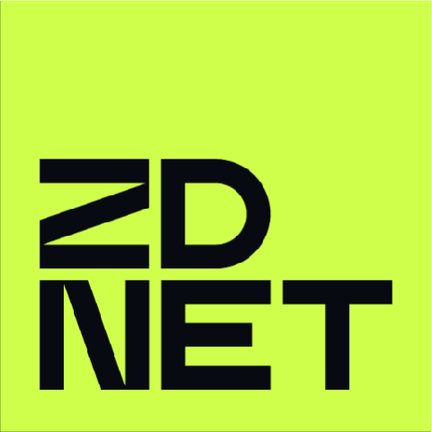 Black stylized letters 'ZD NET' arranged in a square pattern on a bright lime green background.