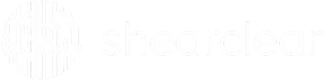 Shearclear Logo in white