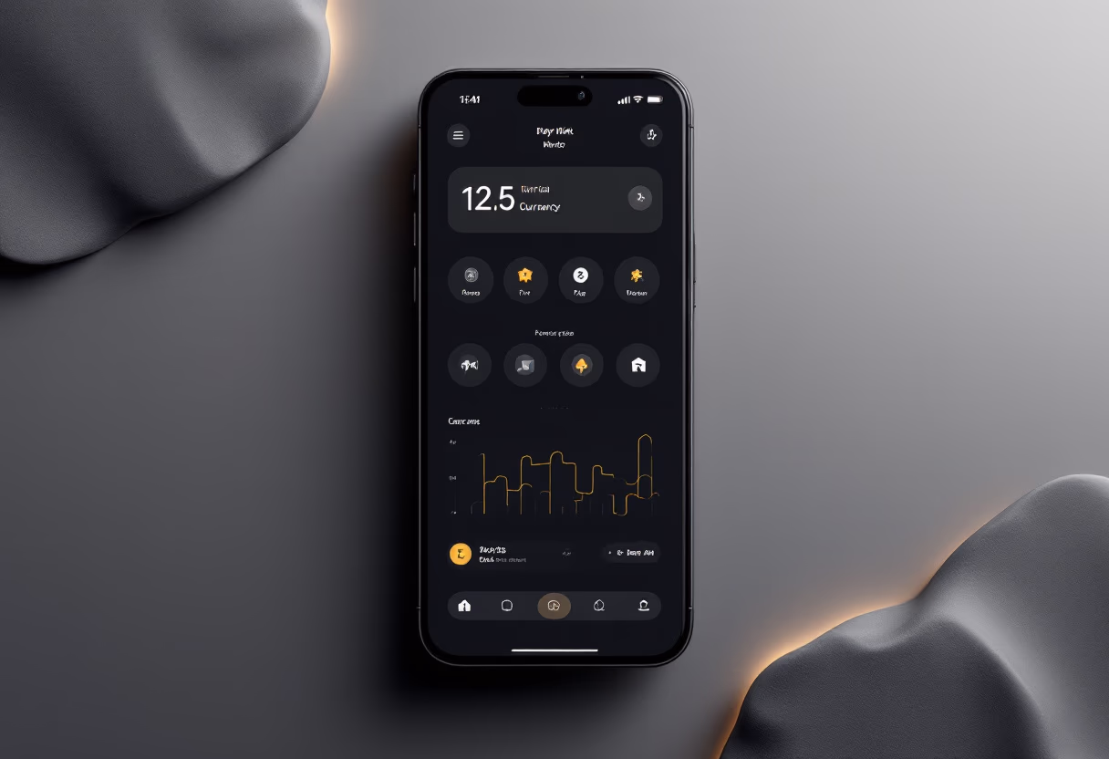 [interface] image of digital wallets (for a blockchain and cryptocurrency)