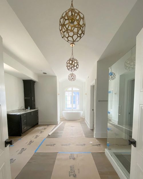 Kitchen backsplash tile installation in Charlotte area