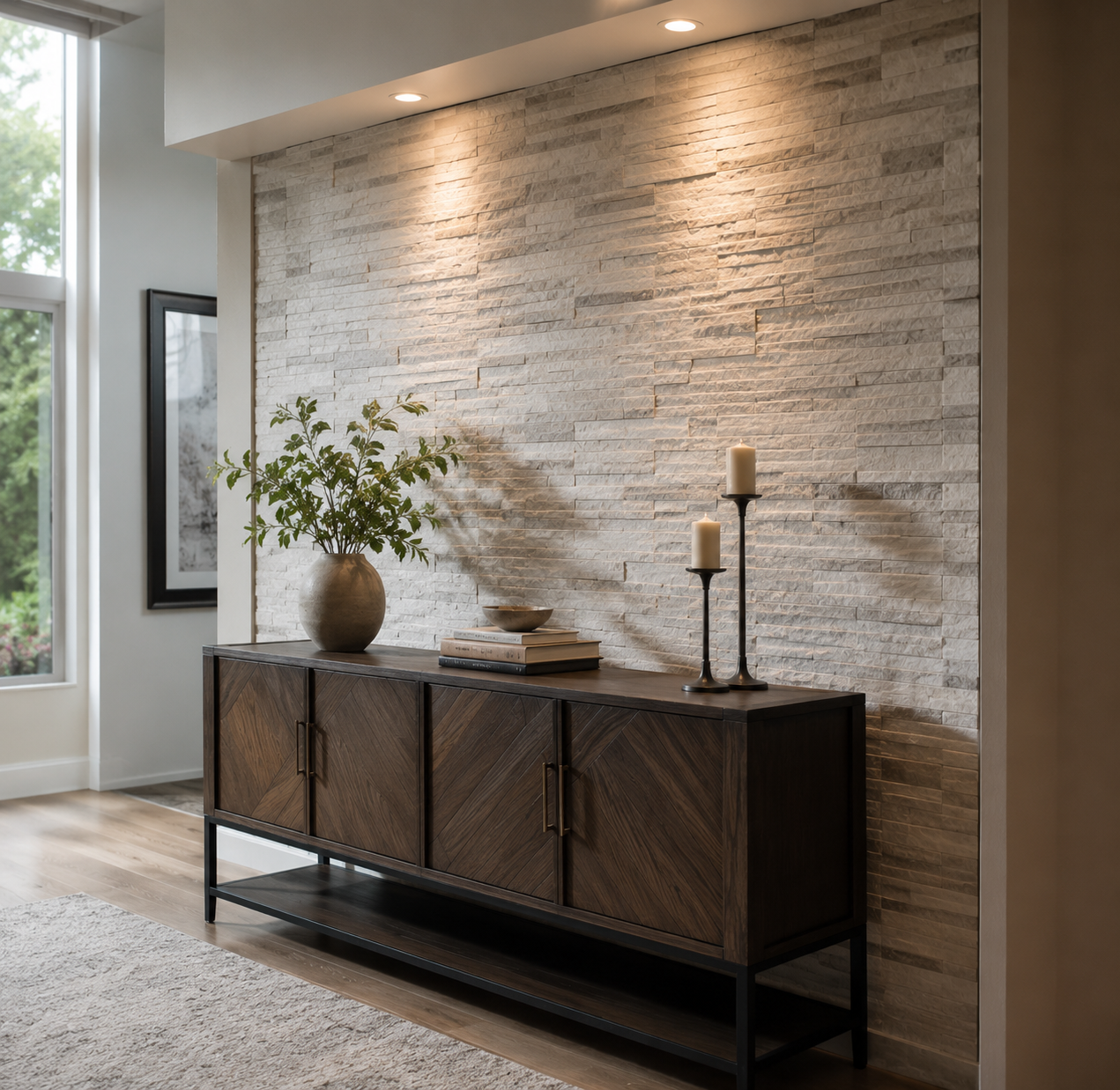 Kitchen backsplash tile installation in Charlotte area