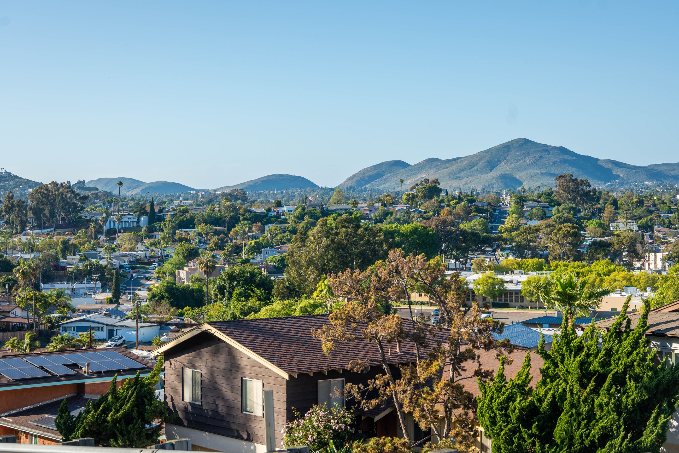 Licensed electrician installing modern electrical panel in La Mesa residential home