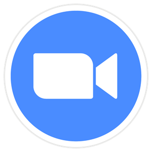 Zoom video conferencing icon