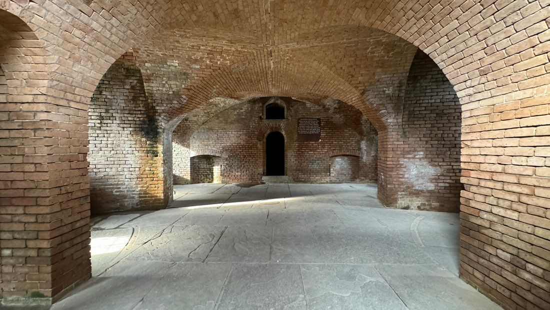 Inside Fort Gaines, Dauphin Island, Alabama