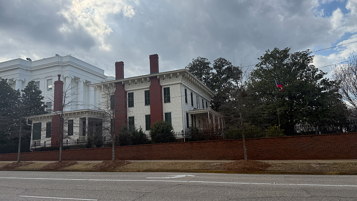 Street view of The First White House of the Confederacy in Montgomery, AL