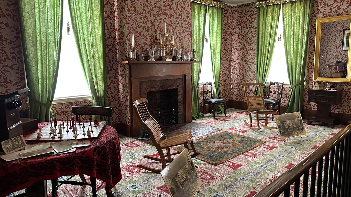 Sitting room at the Lincoln Home, Springfield, IL