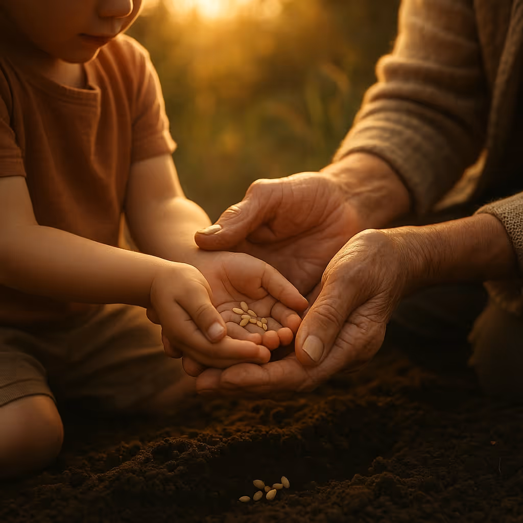 Grandparent Passing Down Legacy