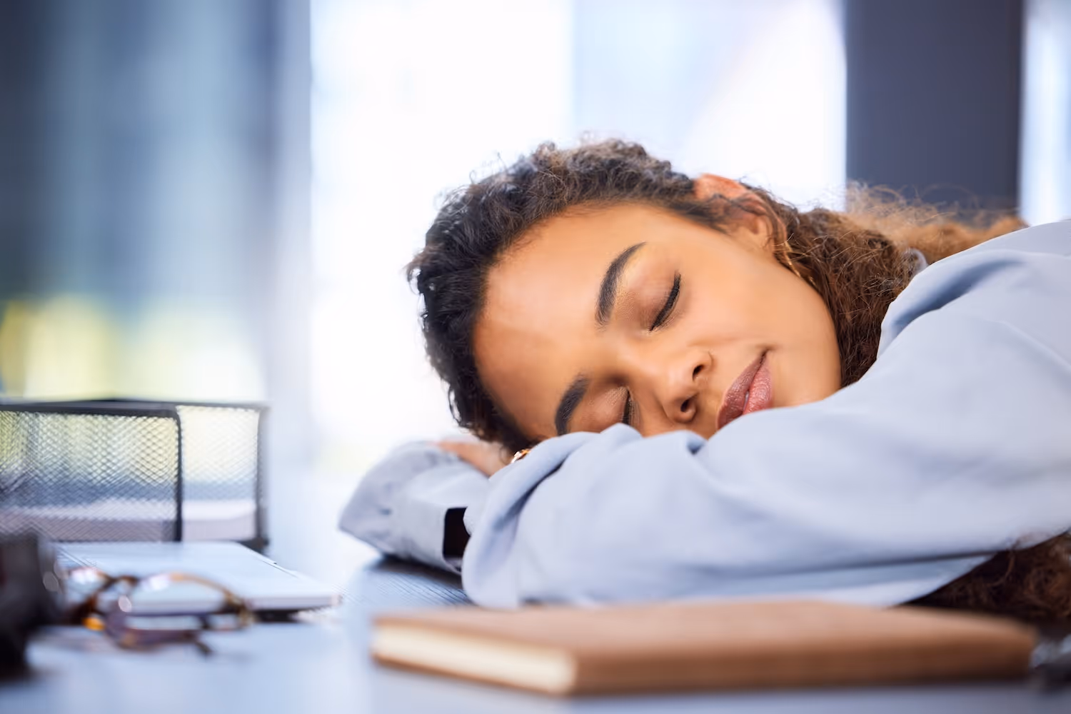 Young woman sleeping peacefully