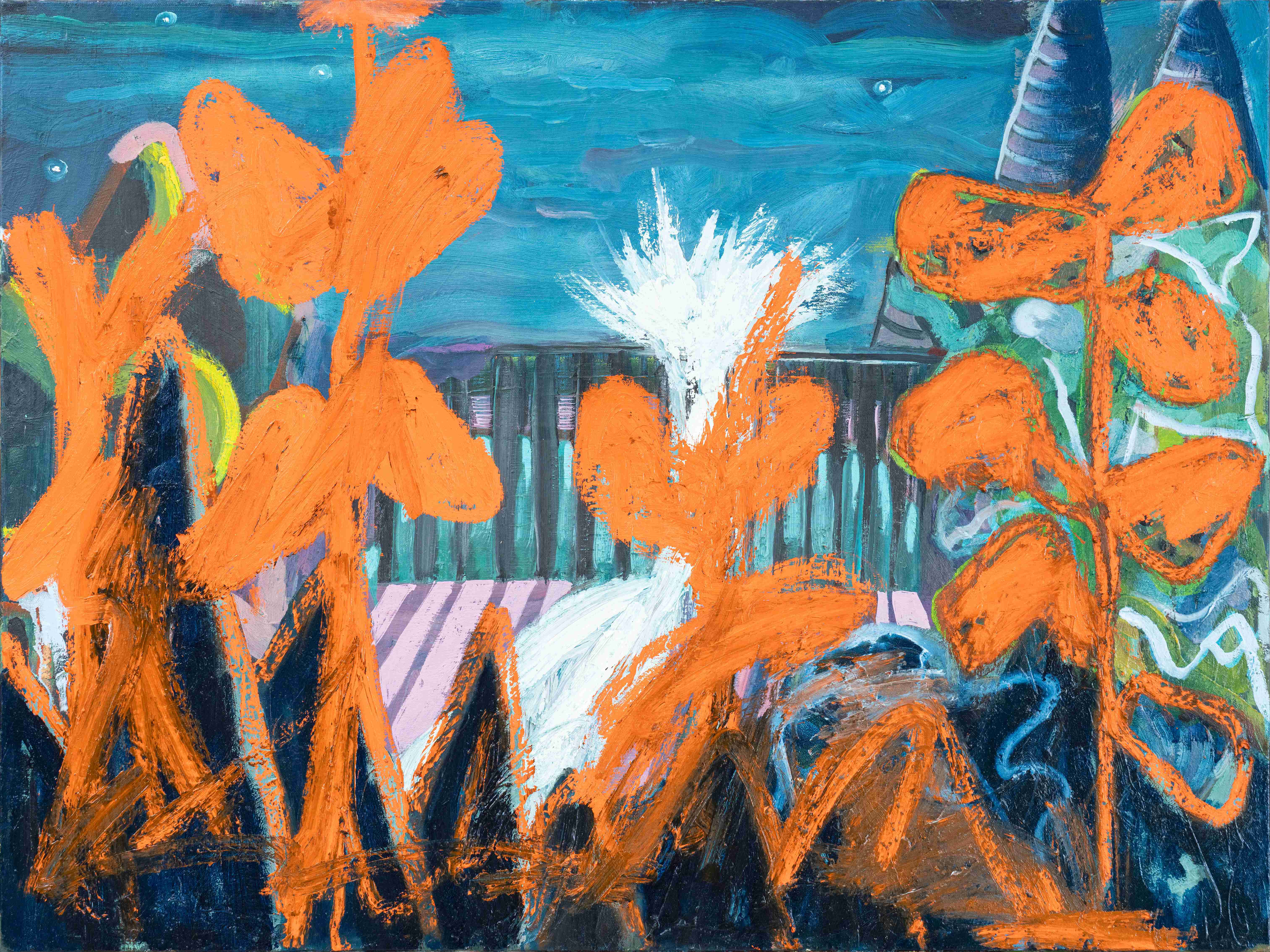 STUDY FOR NOCTURNAL GARDEN