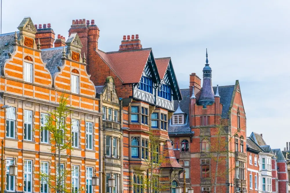 Historic Victorian Buildings in Nottingham