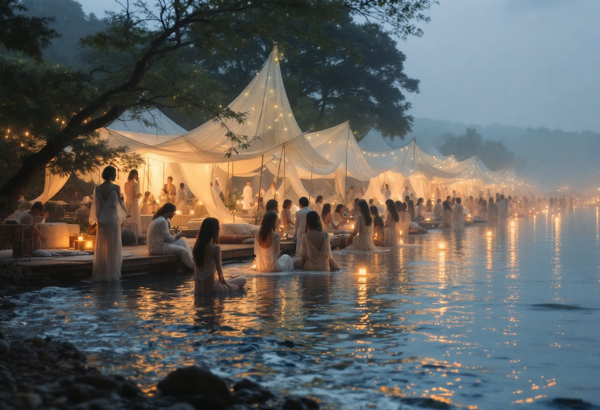 image of a community gathering (for a nonprofit & charity)