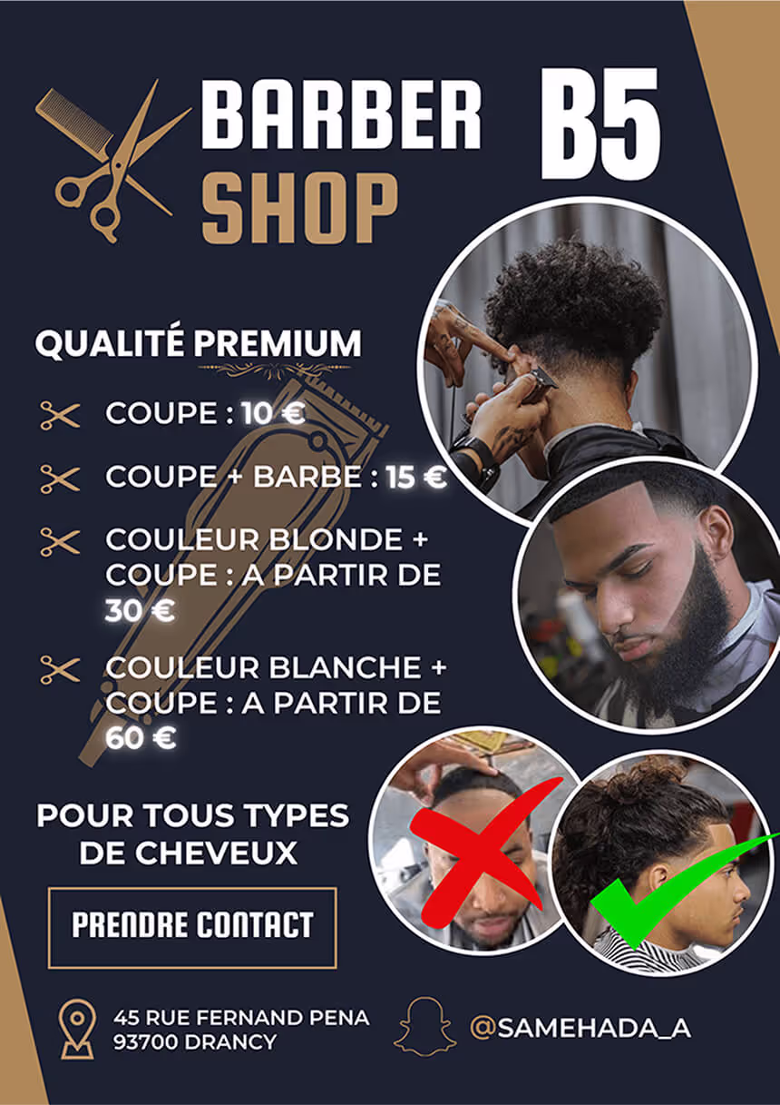 flyer promotionnel fait par fadesign