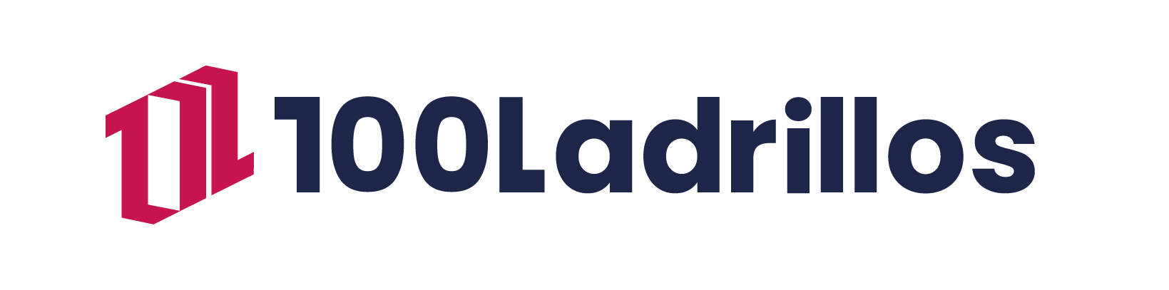 Logotipo 100 Ladrillos sin eslogan