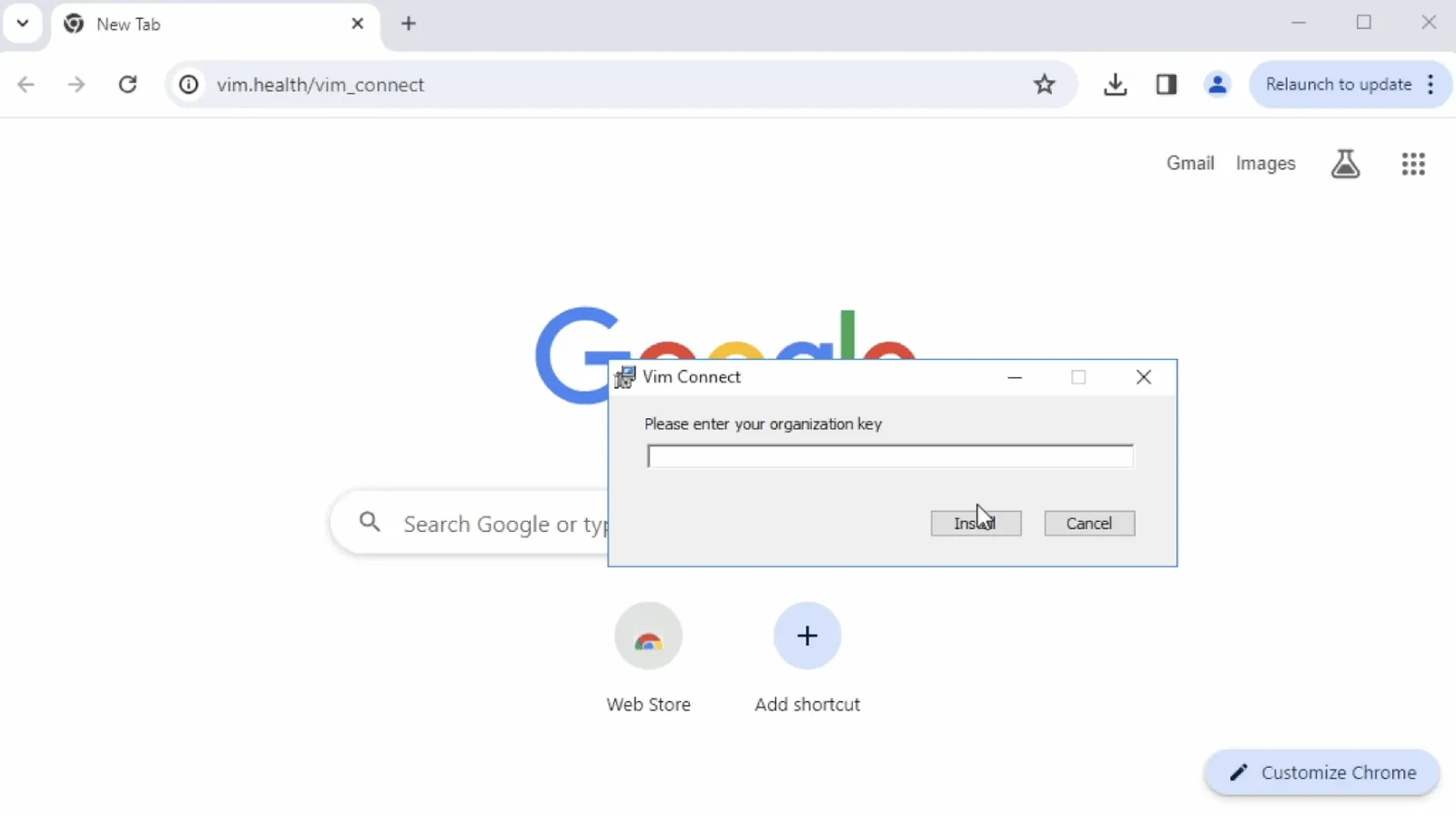 Freed Chrome extension loading 