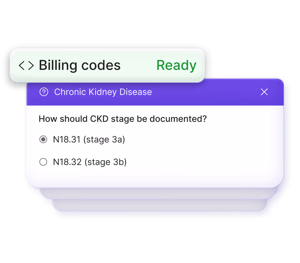AI medical billing codes auto-generated after visit is complete