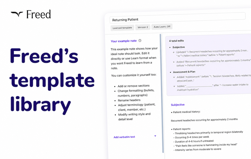 Introducing Freed’s New Template Library: Share, Customize, & Chart Smarter