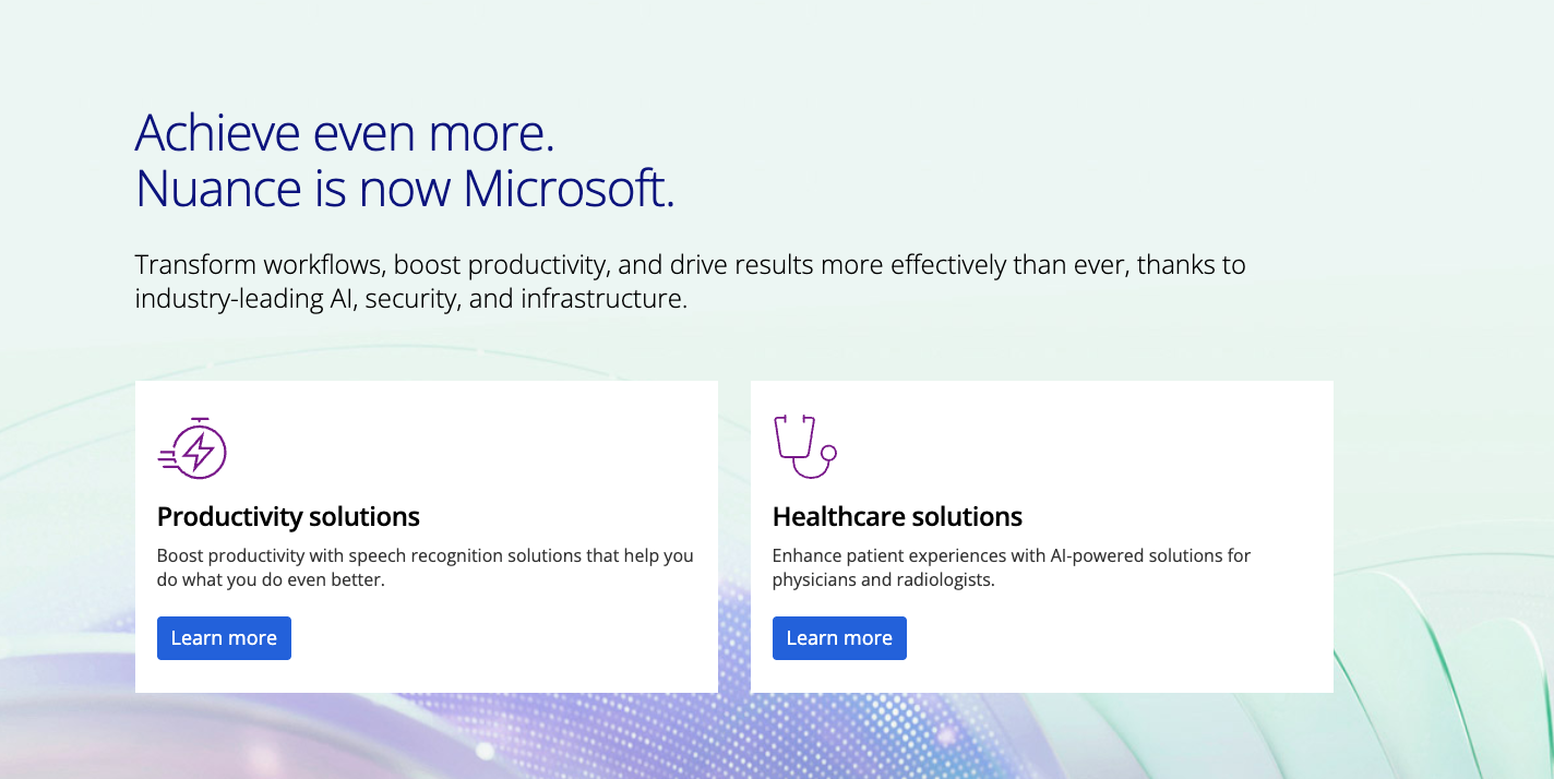 Microsoft Dragon, transform workflows and drive results with healthcare solutions