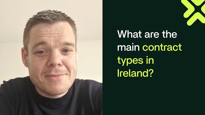 Video on the main construction contract types in Ireland