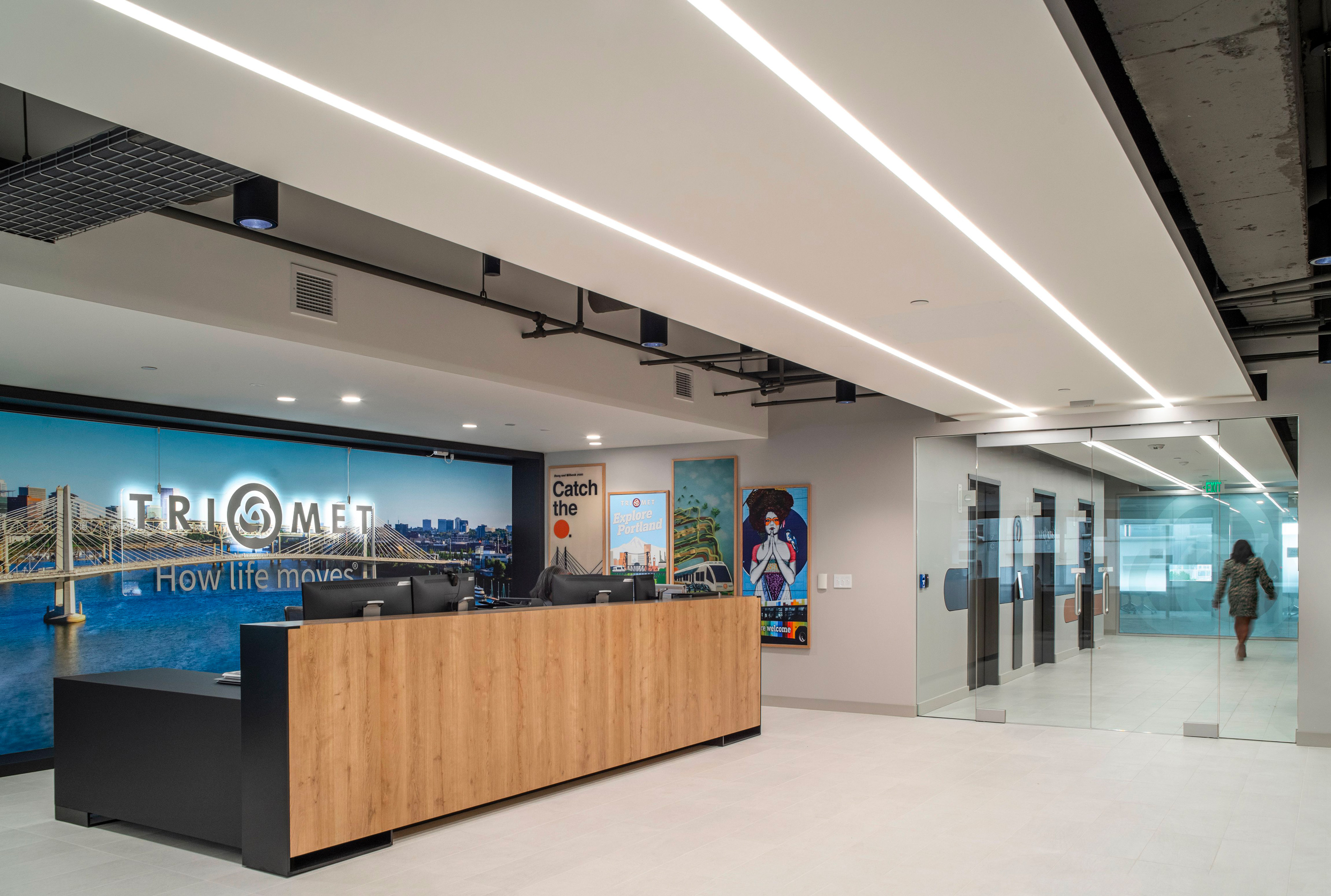 TriMet transit facility construction project by CHC.