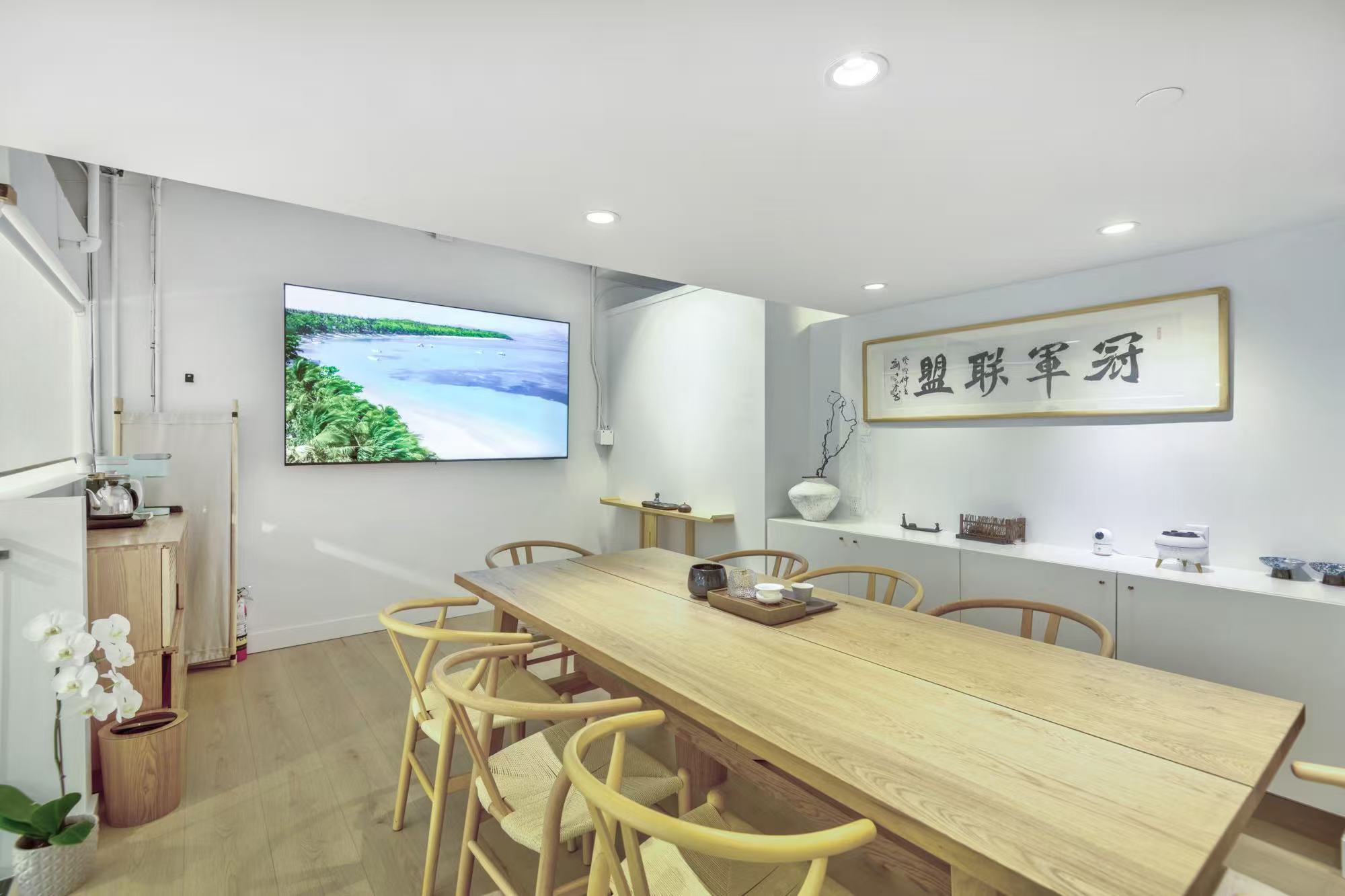 image of meditation hall (for a buddhist monasteries & temple)