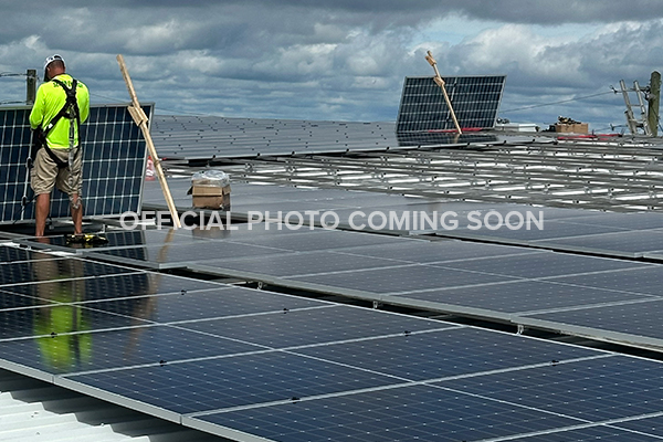 Professional commercial solar instillation 