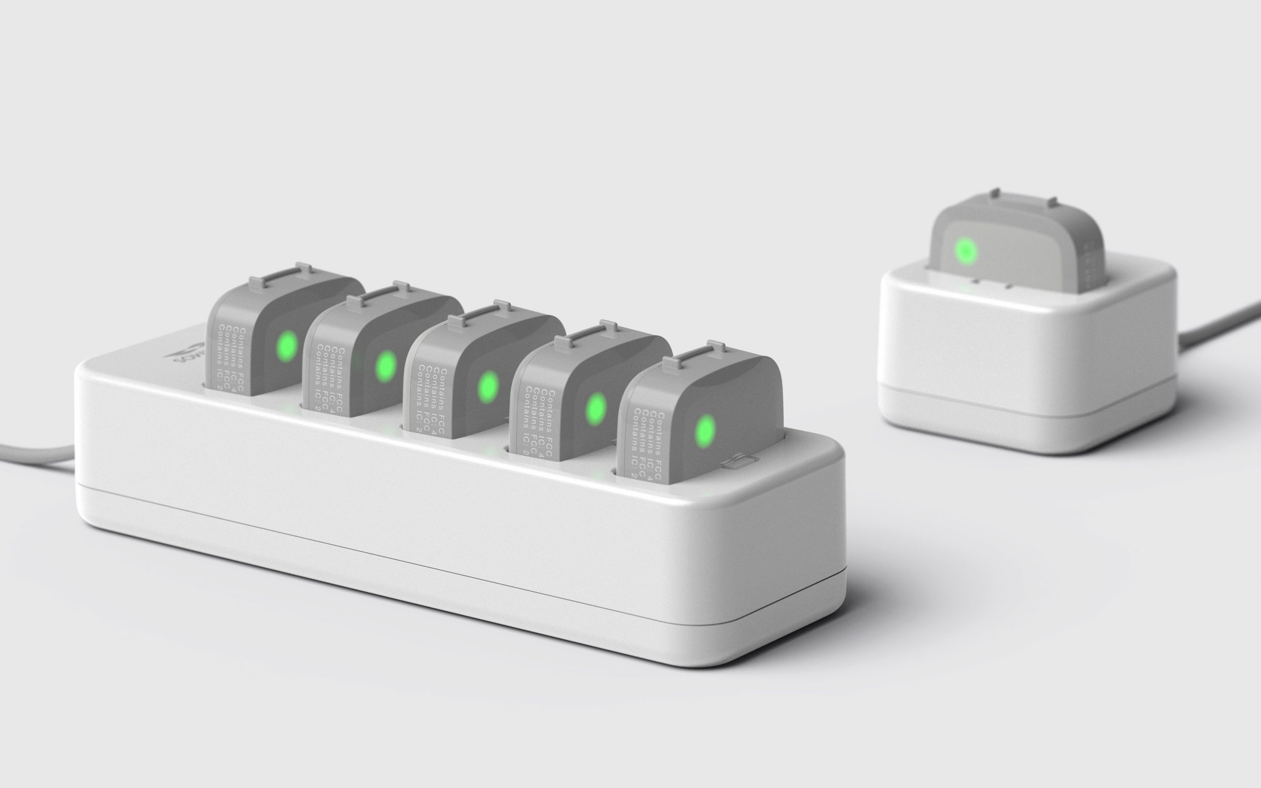 Rythmos AnyWearable Charging Dock — 1-port and 5-port configurations