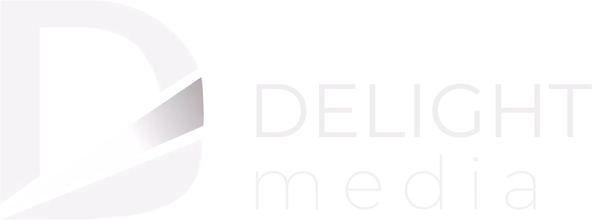 DeLight Media logo, architectural and interior photography studio in Vancouver