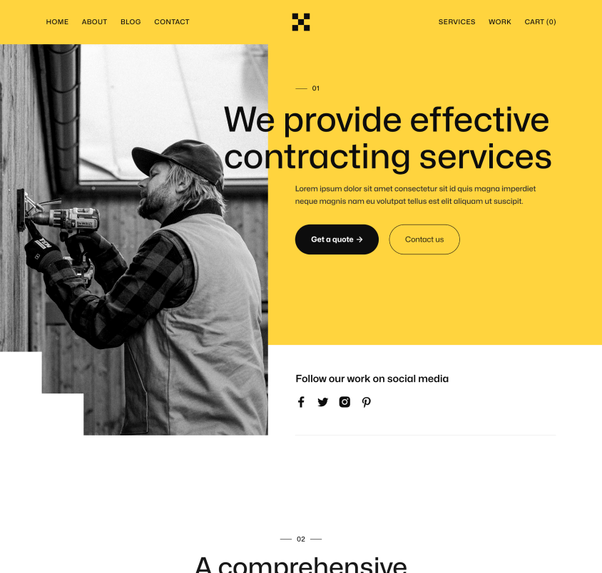 Contructify X - Home V3 Page - Construction Webflow Template