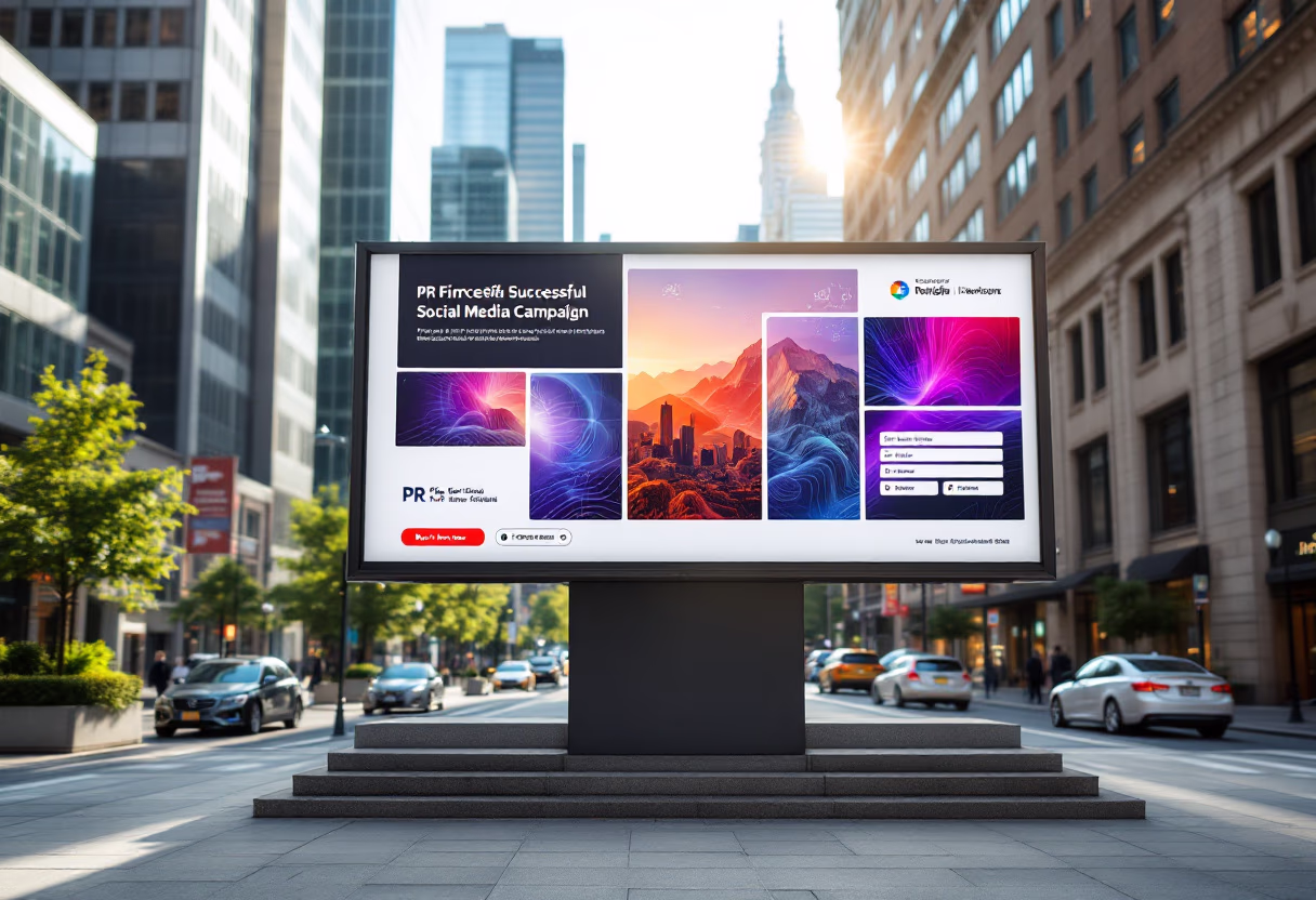 [digital project] image of social media campaign result (for a pr firm)