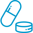 Medication management and prescription interaction monitoring for polypharmacy patients.
